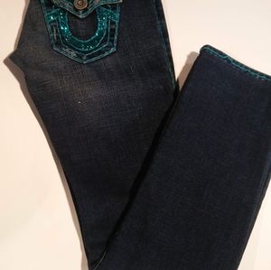 True Religion | Sequin & Blue Stitch Jean 24